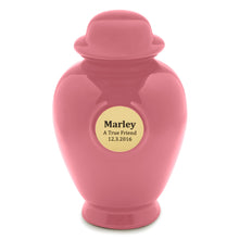 Load image into Gallery viewer, Pink Ceramic Urn