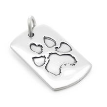 Load image into Gallery viewer, Silver Pet Prints Pendant (M-XL) (SPP1)