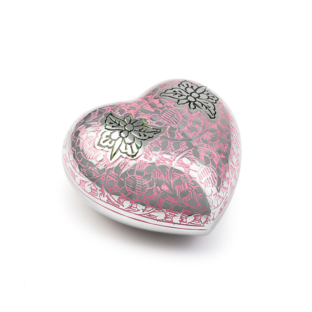 Butterfly Love Heart Urn