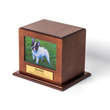 Load image into Gallery viewer, Mahogany Finish Landscape Photo Box
