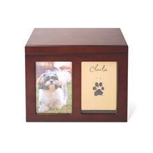 Load image into Gallery viewer, Memorial Mahogany Wooden Box
